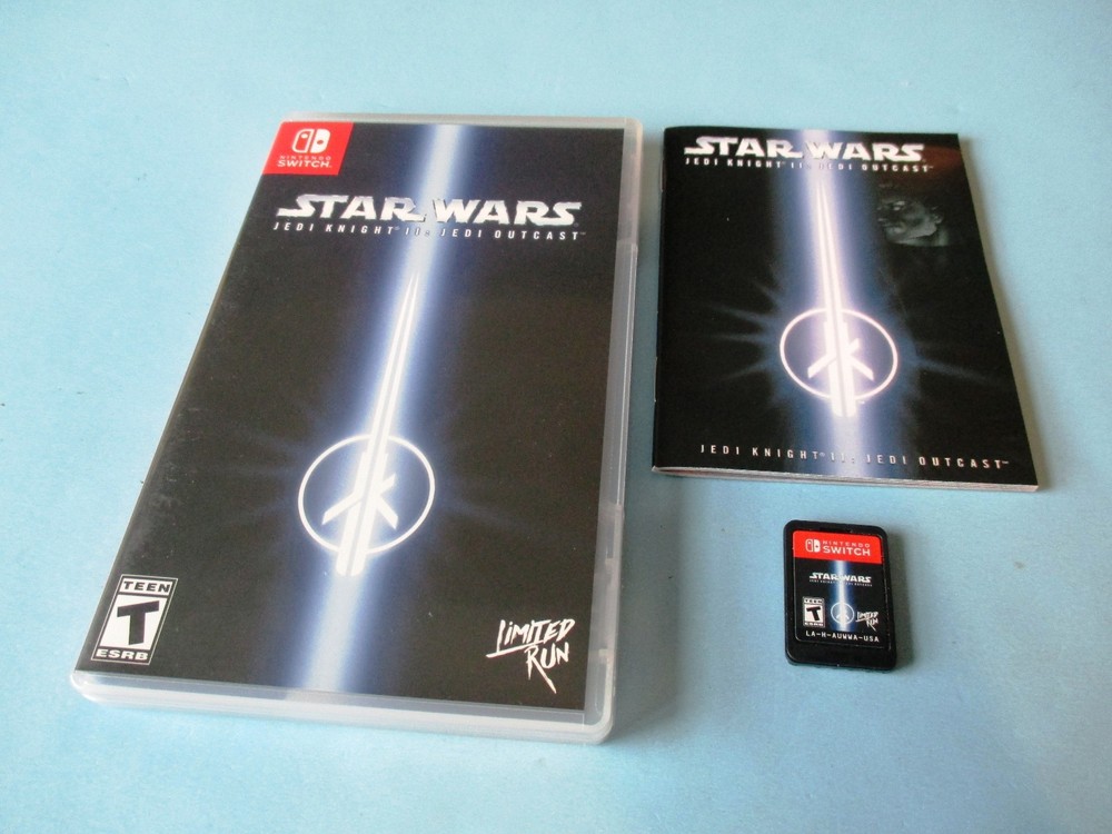Star Wars Jedi Knight II Jedi Outcast Nintendo Switch Game w/Case & Booklet
