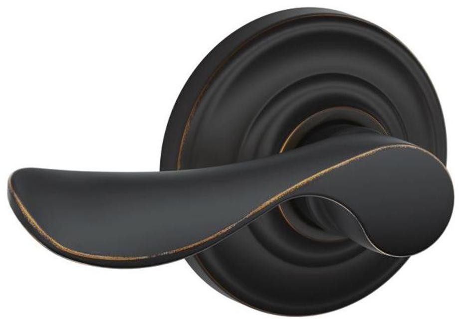 Schlage FA170-CHP-LH Champagne Left Handed Non-Turning Single-Sided Lever