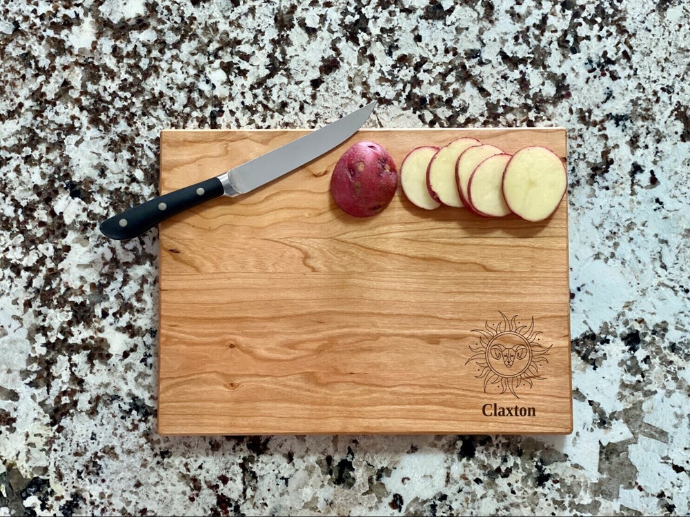 Aries Cutting Board |  Astrology Charcuterie Board | Custom Serving Tray |