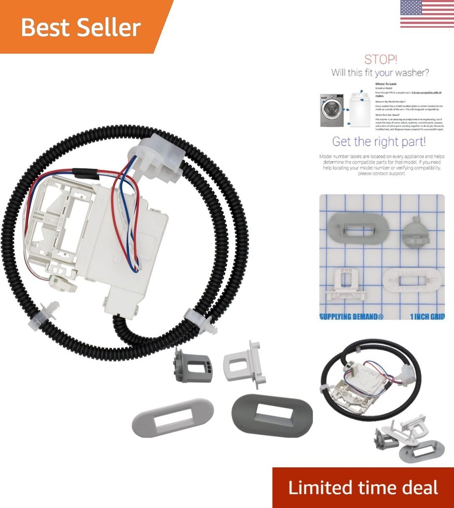 Washer Lid Lock Replacement Kit | Easy Safe Installation  