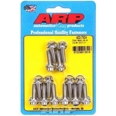 Arp 400-7504, Set of 14 Polished Stainless Steel S/S Valve Cover Bolt Kit 1/4In-