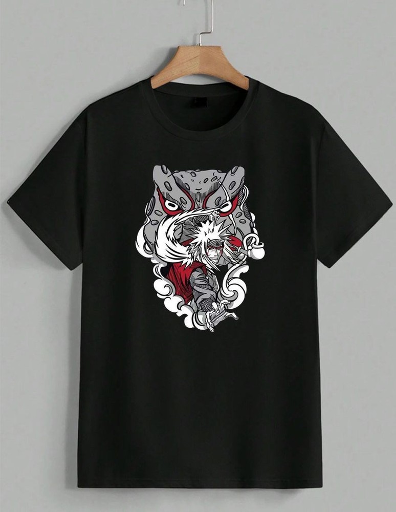 Naruto Jiraiya Anime Gamabunta Toad Sage Manga Graphic T-Shirt Unisex