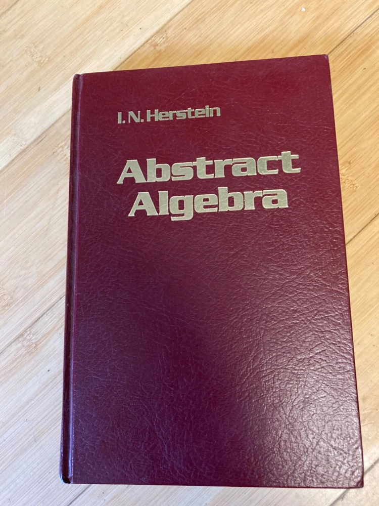 Master Abstract Algebra with I.N. Herstein's Comprehensive Hardcover Edition-image