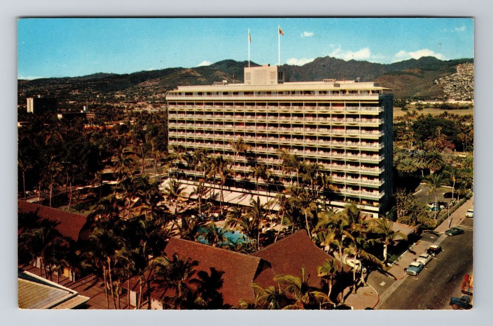 Waikiki HI-Hawaii, The Princess Kaiulani Hotel, Vintage Postcard