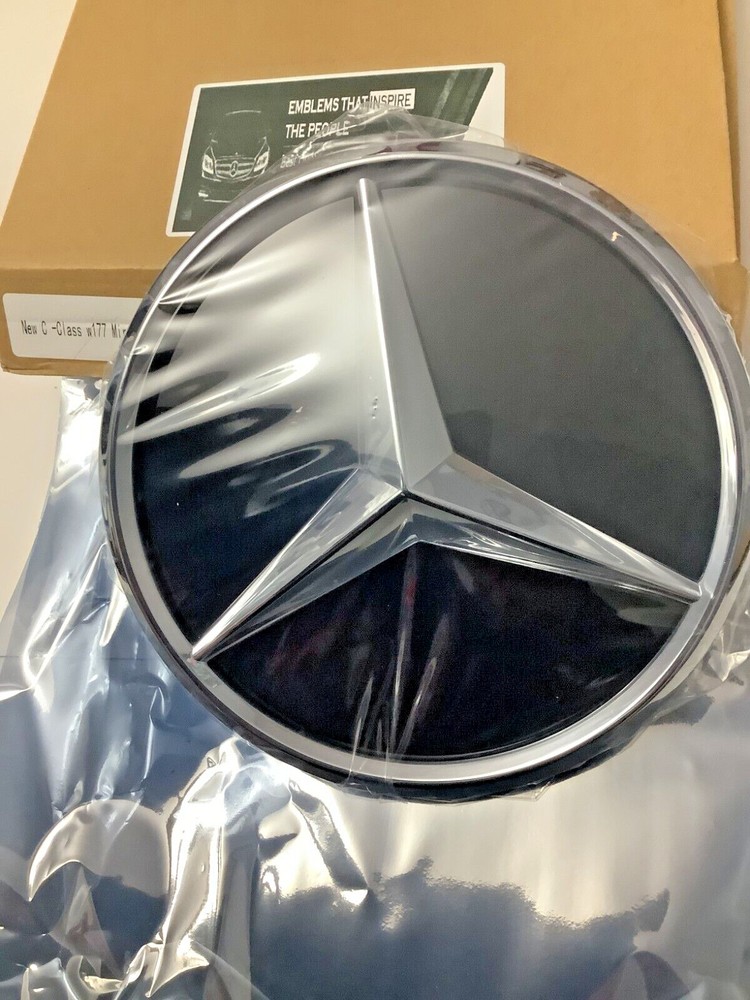 Front Grille Star Emblem Fit For 2019-2021 Mercedes-Benz W205 W177 C300 CLA260