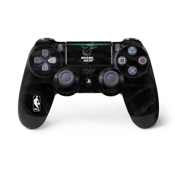 NBA Miami Heat PS4 Pro/Slim Controller Skin - Miami Heat Black Animal Print