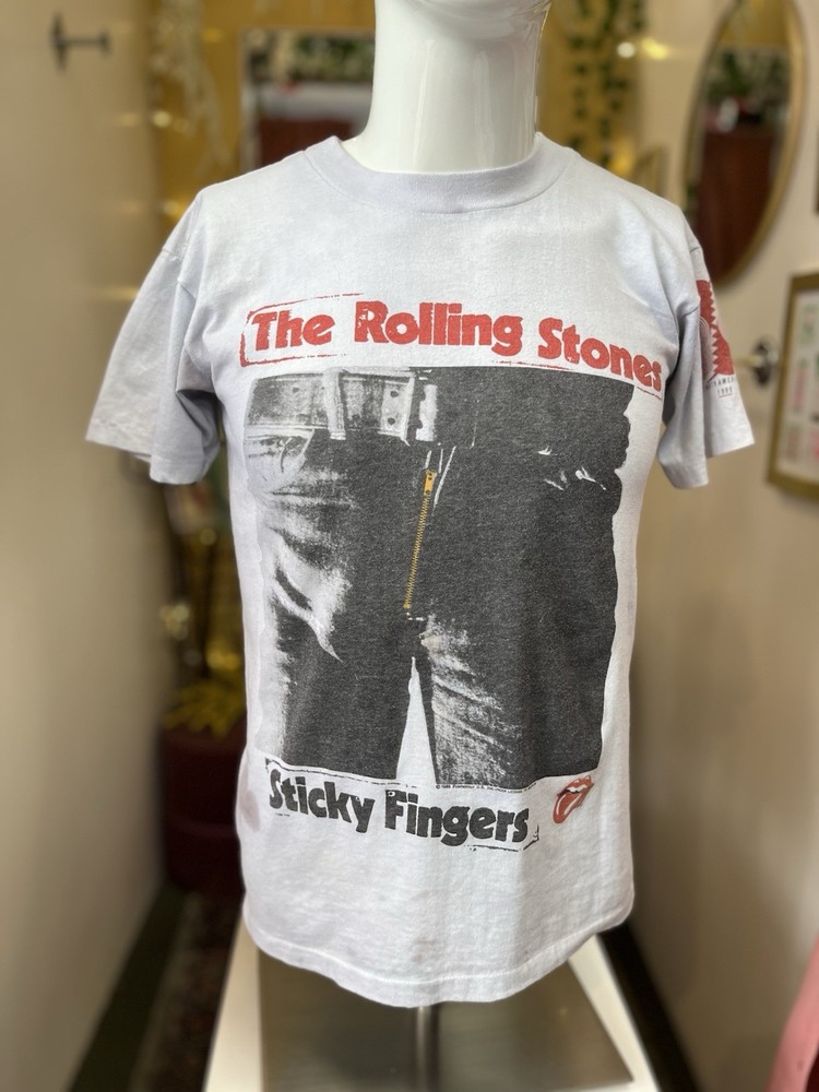 1989 The Rolling Stones Sticky Fingers Worn Tee | Men’s M
