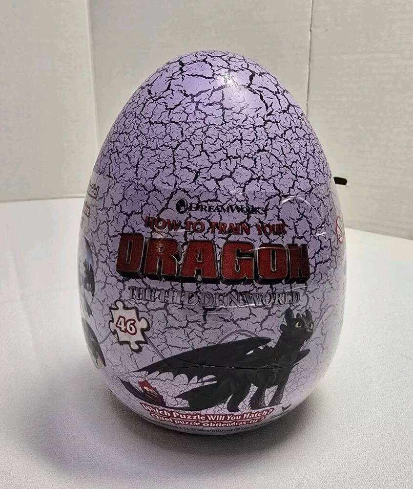 How To Train Your Dragon Hidden World TOOTHLESS Collectible Egg Puzzle Mystery