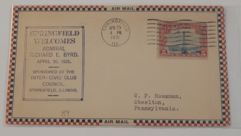 Springfield Illinois welcomes Admiral Richard Byrd April 20 1931