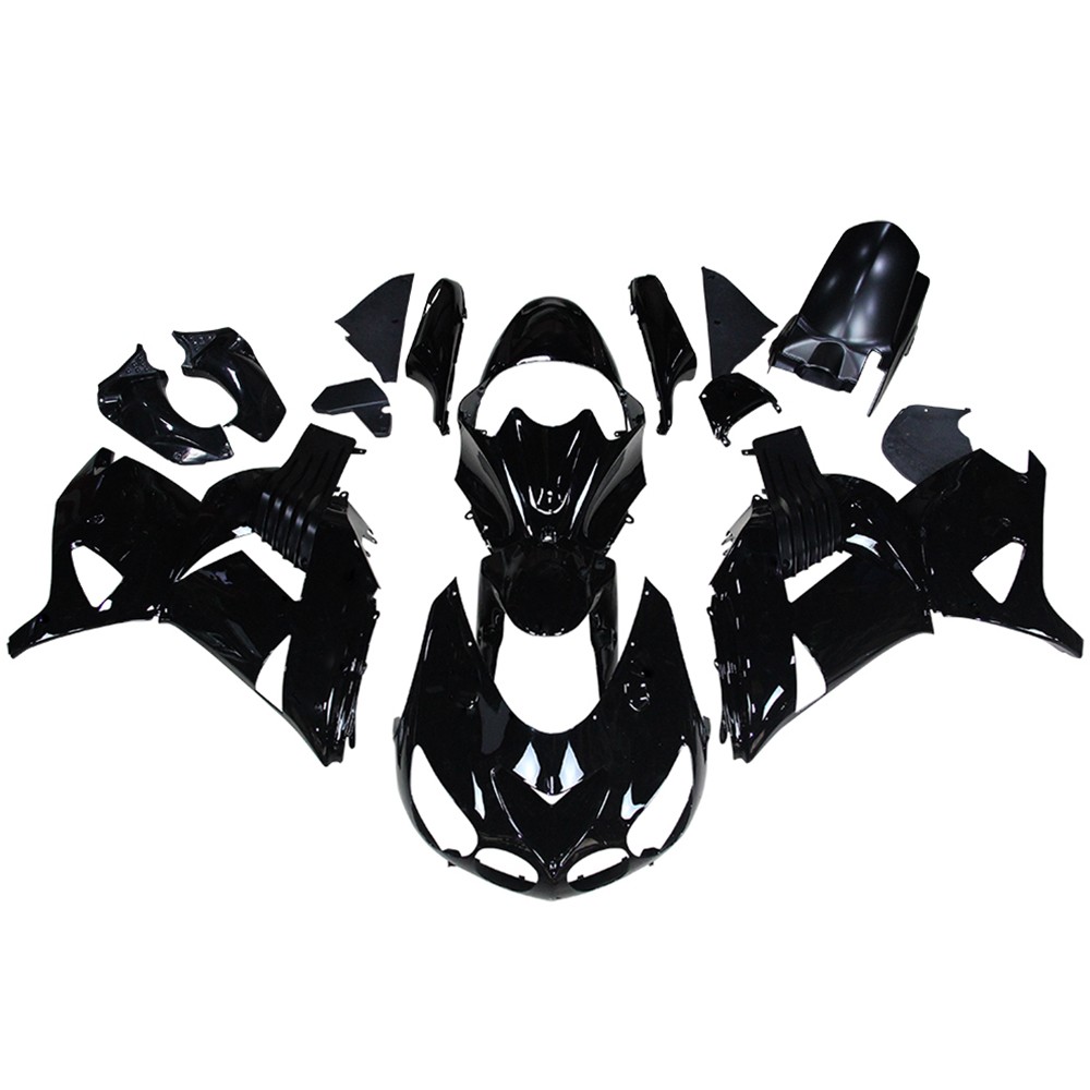 Black Fairing Kit for 2006-2011 Kawasaki Ninja ZX14R 07 08 Injection Bodywork
