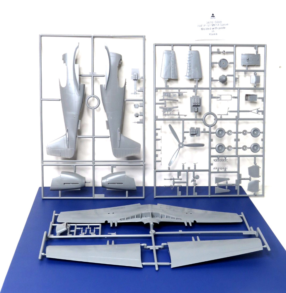 Accurate Miniatures 1/48 3410-9000 Raf P-51 Mk1A Mustang Sprue 