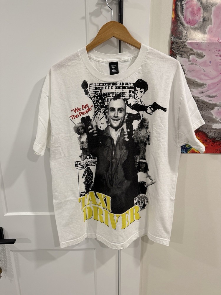 Bootleg Taxi Driver Movie T Shirt Screen Printed On Hanes Beefy T Size XL