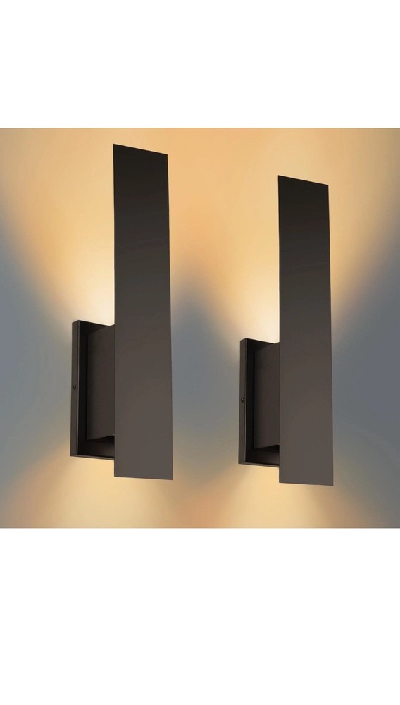 Indoor Wall Sconces, Modern Wall Lights, Up and Down Wall Mount Light, Dimmab...