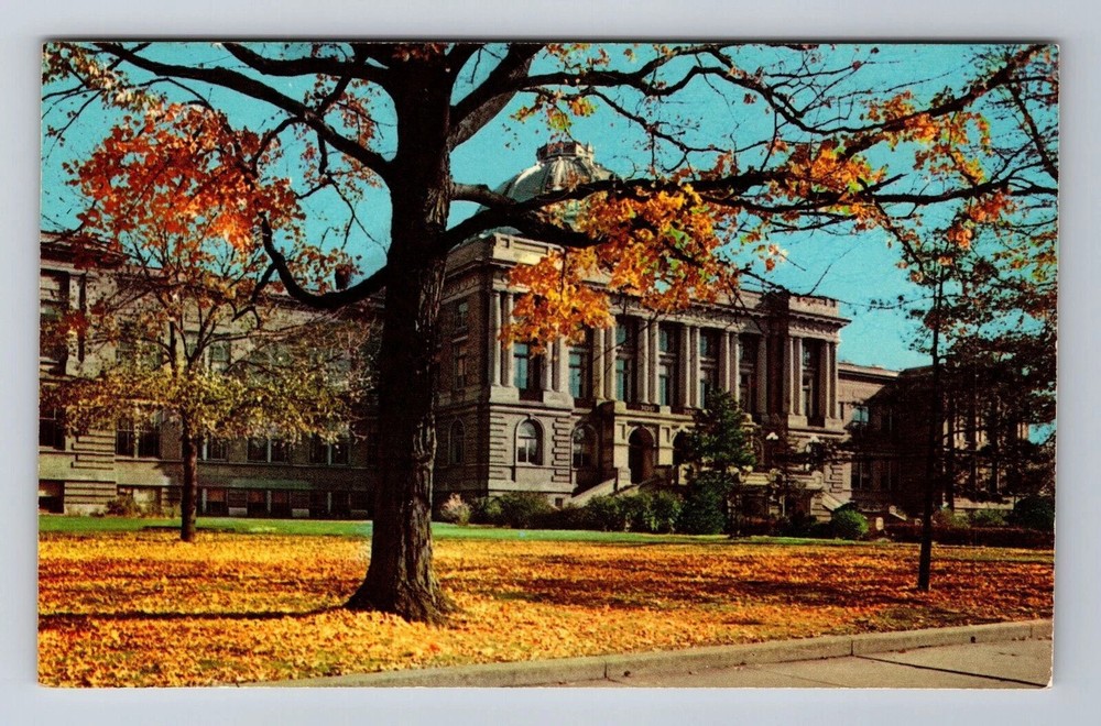 Springfield OH- Ohio, South High School, Antique, Vintage Souvenir Postcard