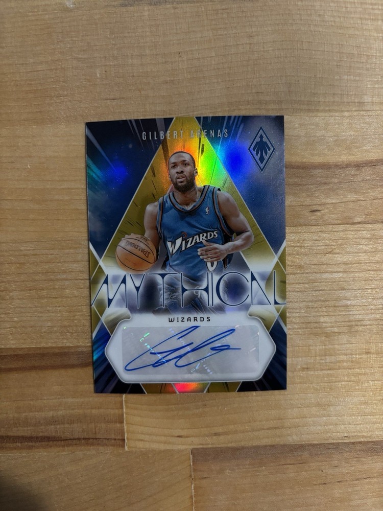 Gilbert Arenas 2023-24 MYTHICAL Auto TRUE GOLD SSP /10 Washington Wizards HOF