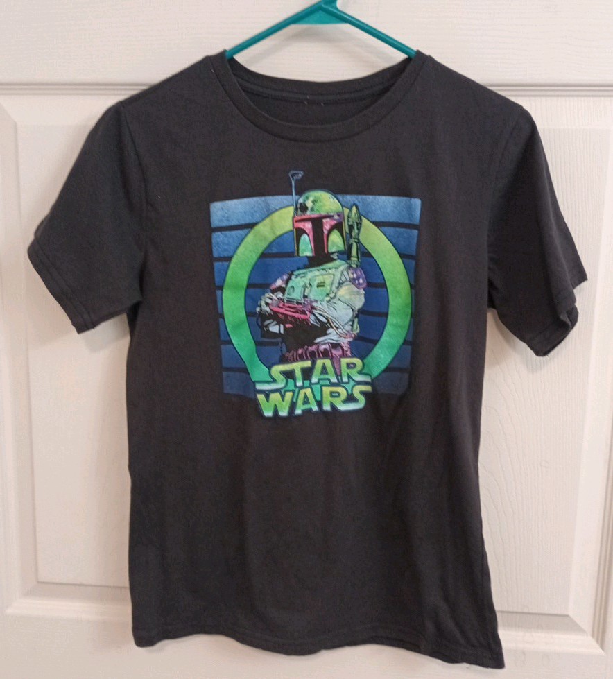 Star Wars Child Size 14/16 Black Short Sleeve Tshirt