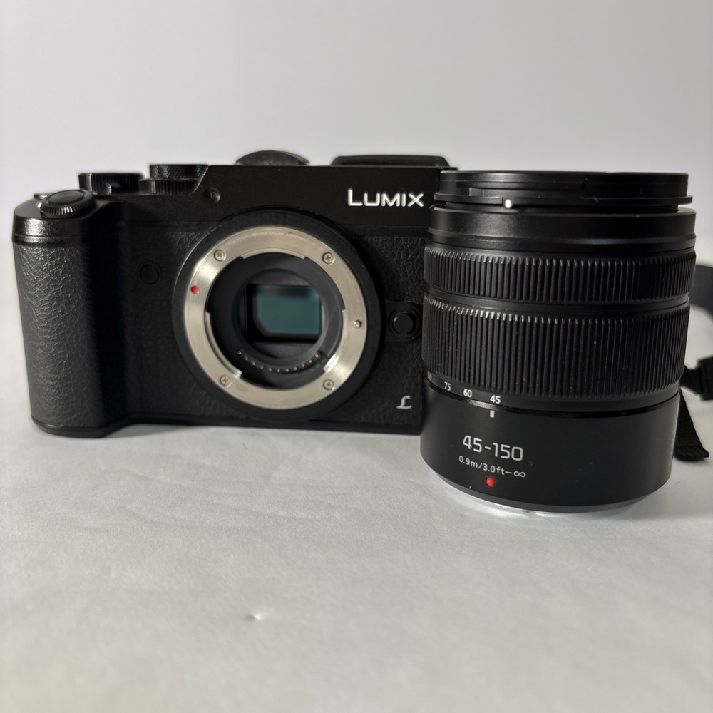 Panasonic LUMIX DMC GX8 20.3MP 4K MFT Mirrorless Camera w/45-150mm Lens, Bundle