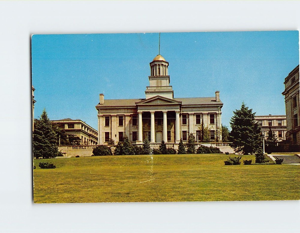 Postcard Administration Building State University Of Iowa City Iowa USA