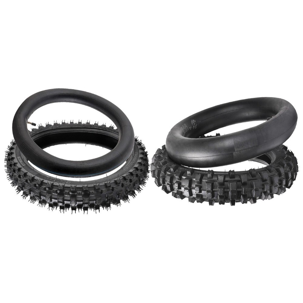 Front 60/100-14 Rear 80/100-12 Tire Tube 2.50-14 3.00-12 for Dirt Bike TTR110