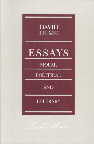 Essays: Moral, Political, and Literary by Hume, David, Acceptable Book