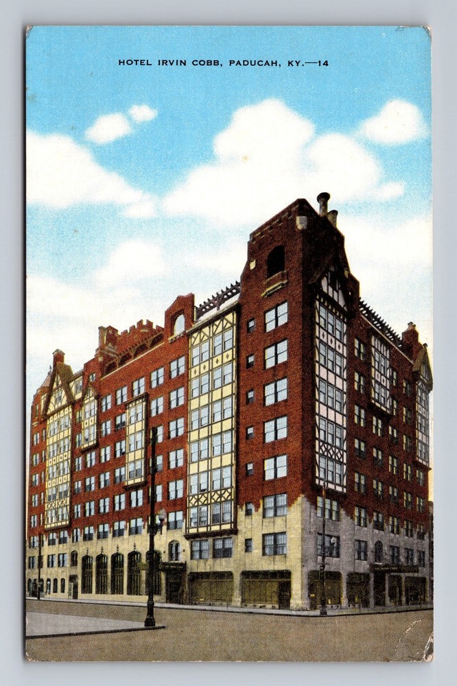 Paducah KY- Kentucky Hotel Irvin Cobb Vintage Postcard