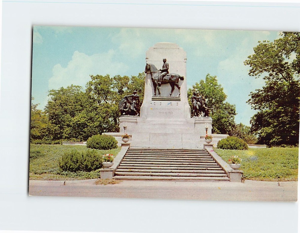 Postcard John Henry Patterson Memorial Hills and Dales Park Dayton Ohio USA