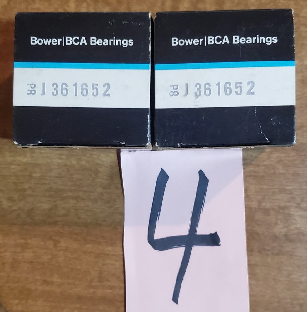 2 New Bower BCA Cylindrical Roller Bearing J361652