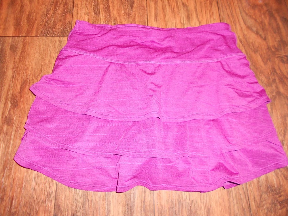 Athleta womens skirt size S small skort MINT cond tennis yoga purple