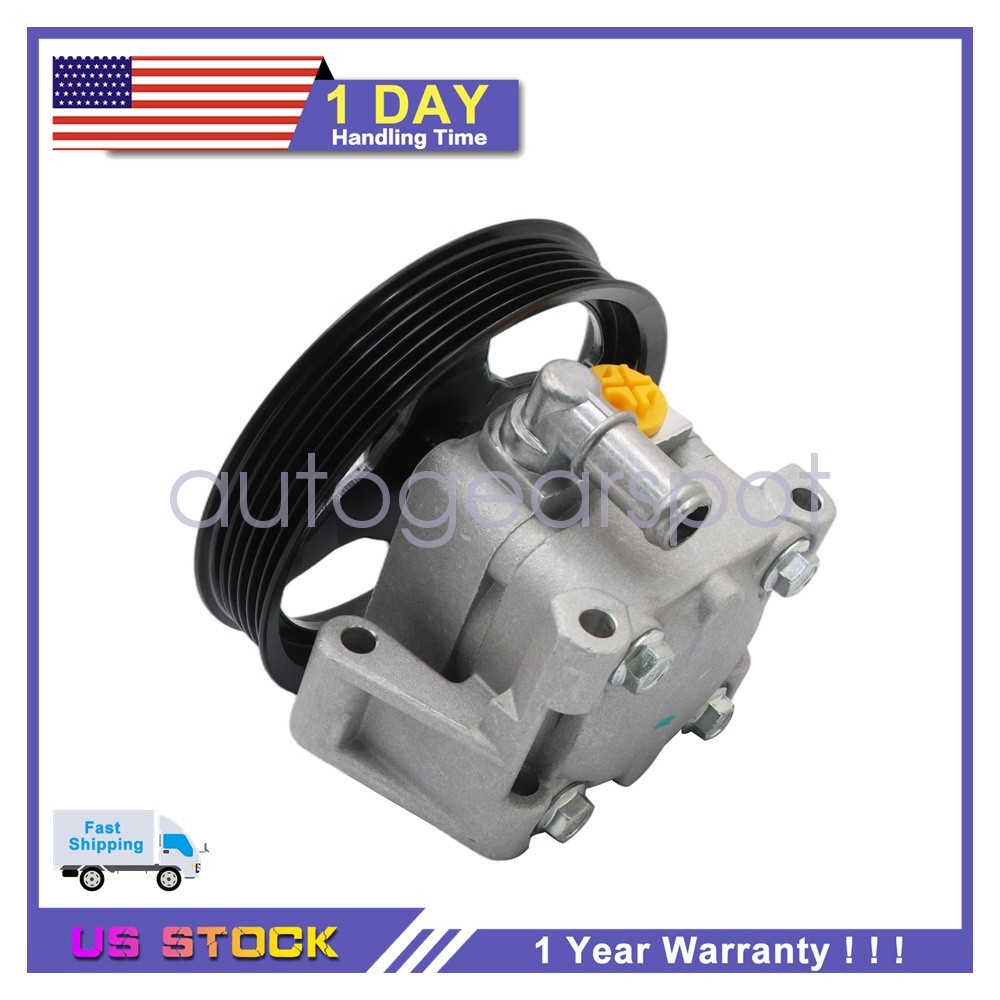 Power Steering Pump w/ Pulley fit Jaguar S-Type 2001-2008 V6 3.0L <2W933A696BB>