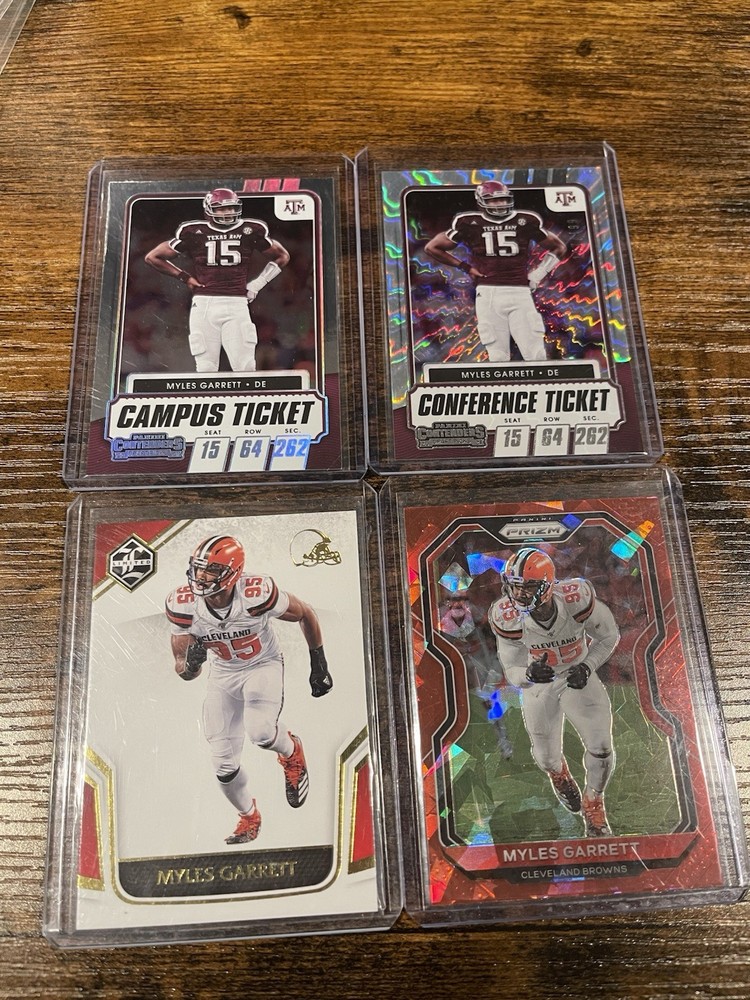 Myles Garrett Card Lot - /199 Conference Ticket