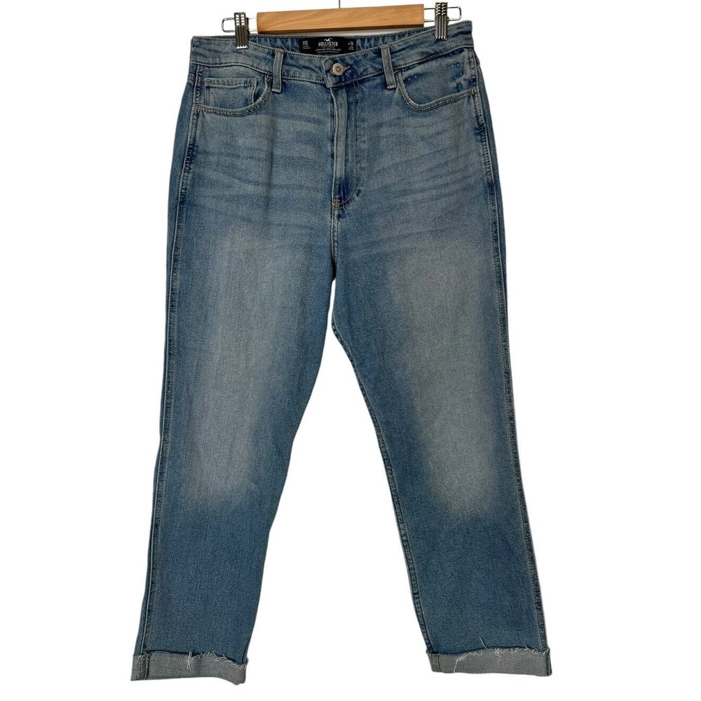 Hollister Denim Womens Ultra High Rise Mom Jeans Size 30/25 Inseam 11S