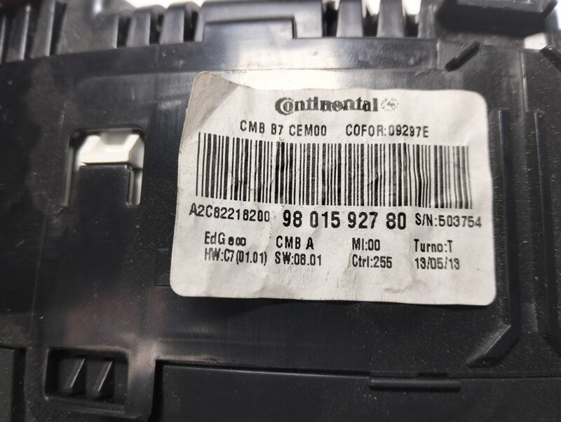 9801592780 instrument cluster Citroen C4 Lim. EXCLUSIVE 2010 110134