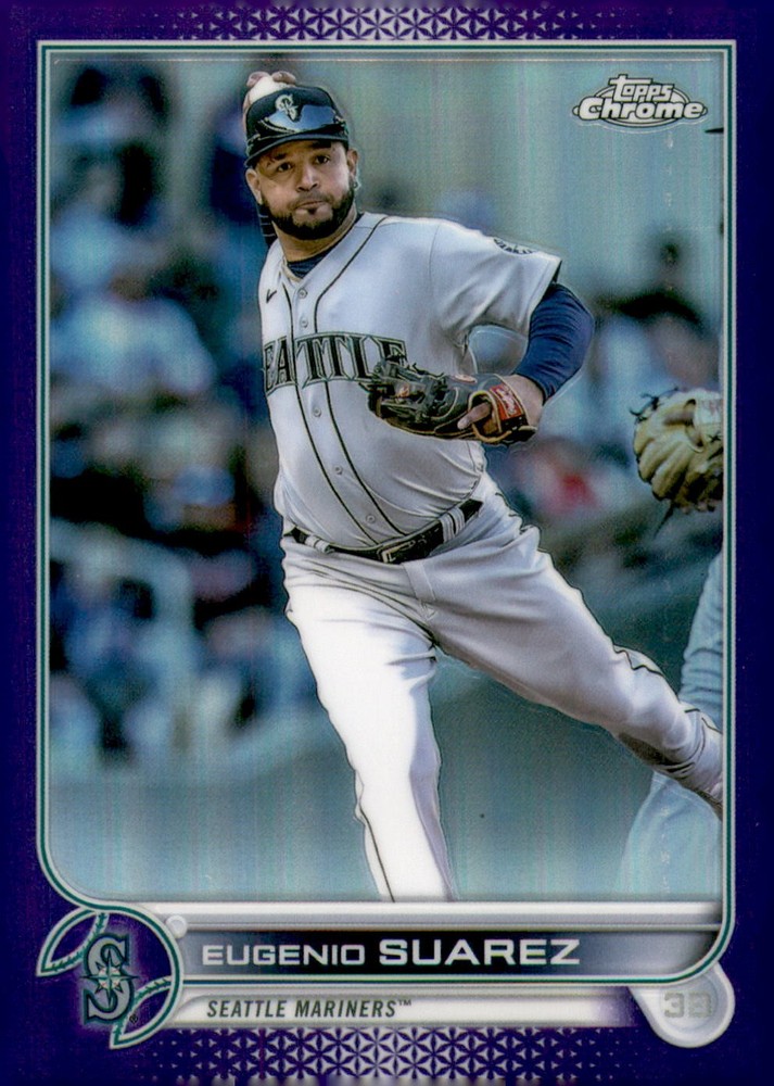 2022 Topps Chrome Update #USC59 Eugenio Suarez Purple Refractor