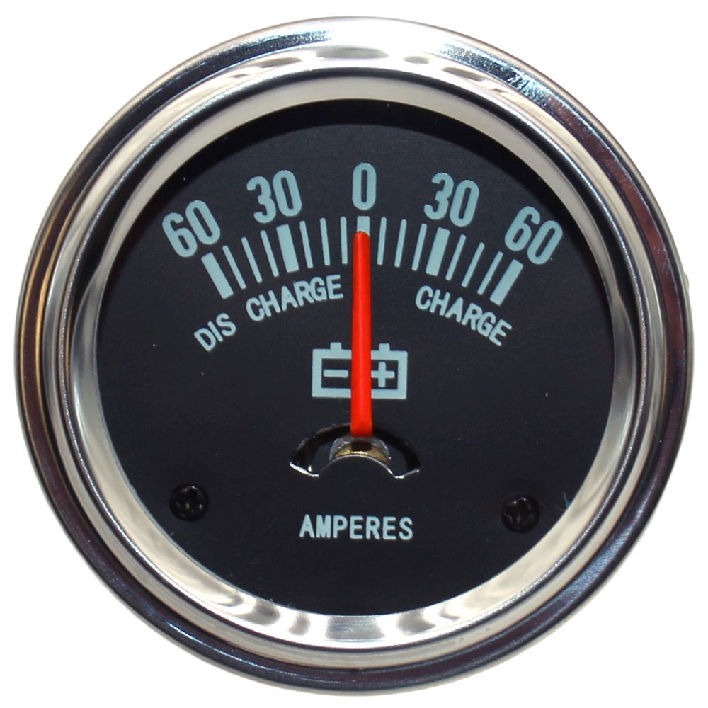 60 Amp Meter Ammeter Lighted for Tractor Auto Farm Equipment