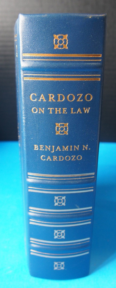 Cardozo on the Law The Legal Classics Library Benjamin N. Cardozo 1982 Leather