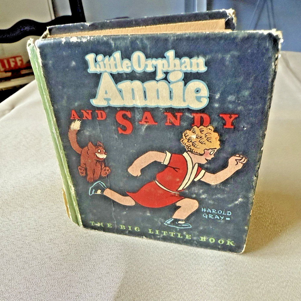 Vintage 1933 Little Orphan Annie and Sandy #716 The Big Little Book Series
