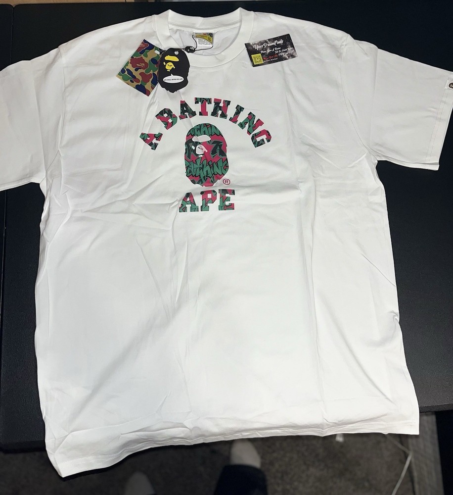 BAPE College T-Shirt Size 3XL