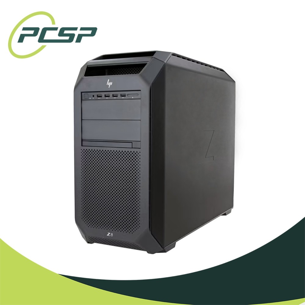 HP Z8 G4 Workstation 2x Gold 6154 3.0GHz 128GB RAM 512GB SSD P2000 Win11