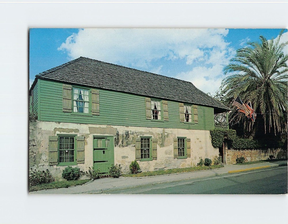 Postcard The Oldest House Saint St. Augustine Florida USA North America