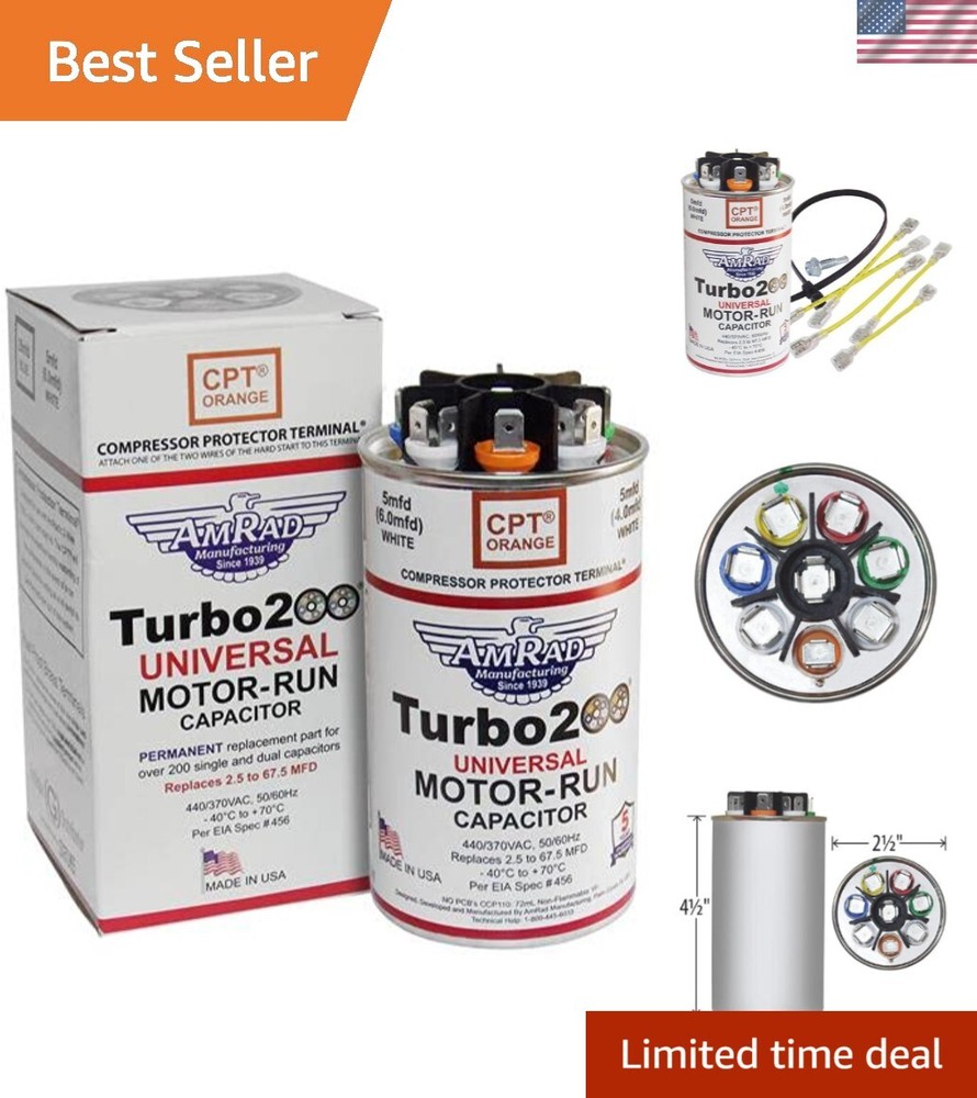 Turbo 200 Motor Run Capacitor
