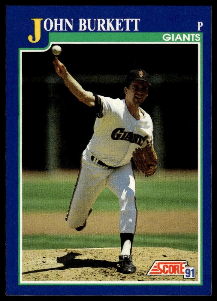 1991 Score #70 John Burkett