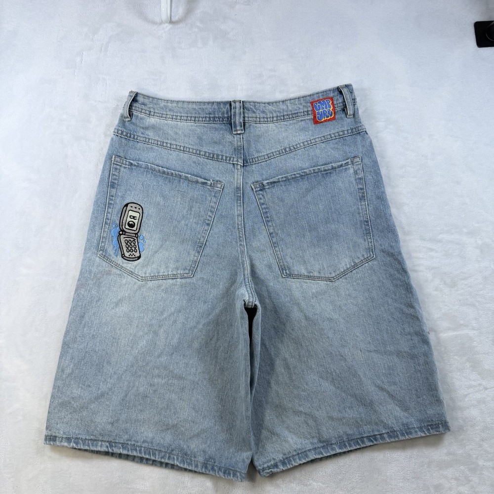 Empyre Baggy Denim Short Y2K Light Wash Mens Size 30