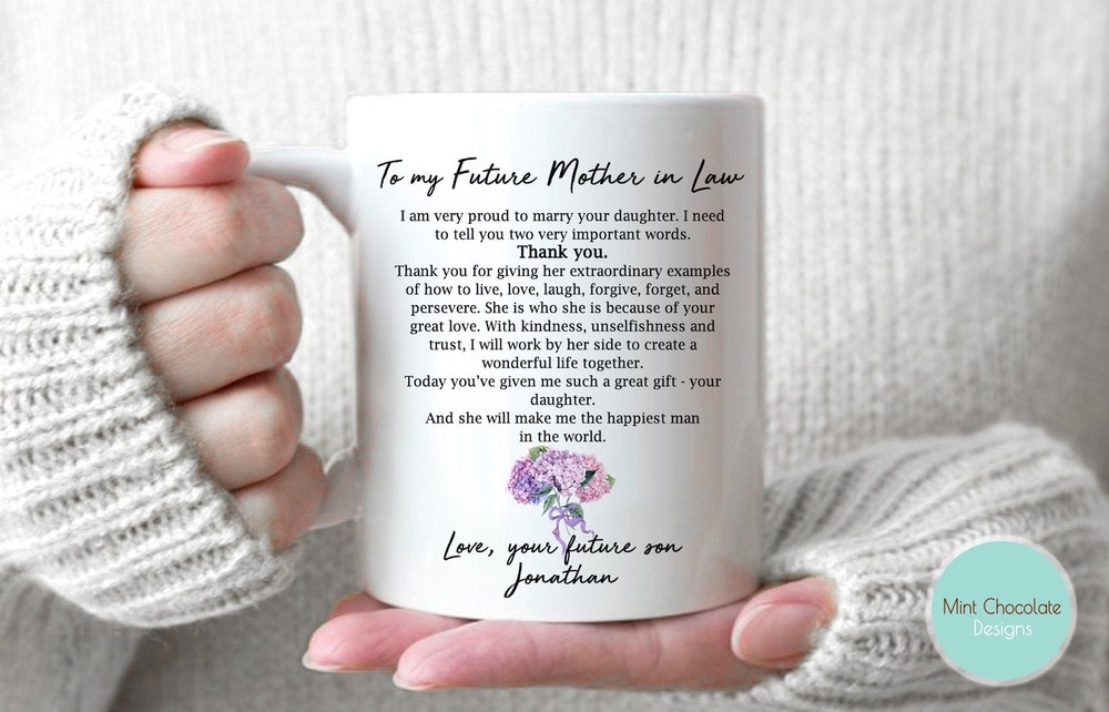 To My Future Mother In Law Gift For Future Mother In Law Gift For Mother Of The