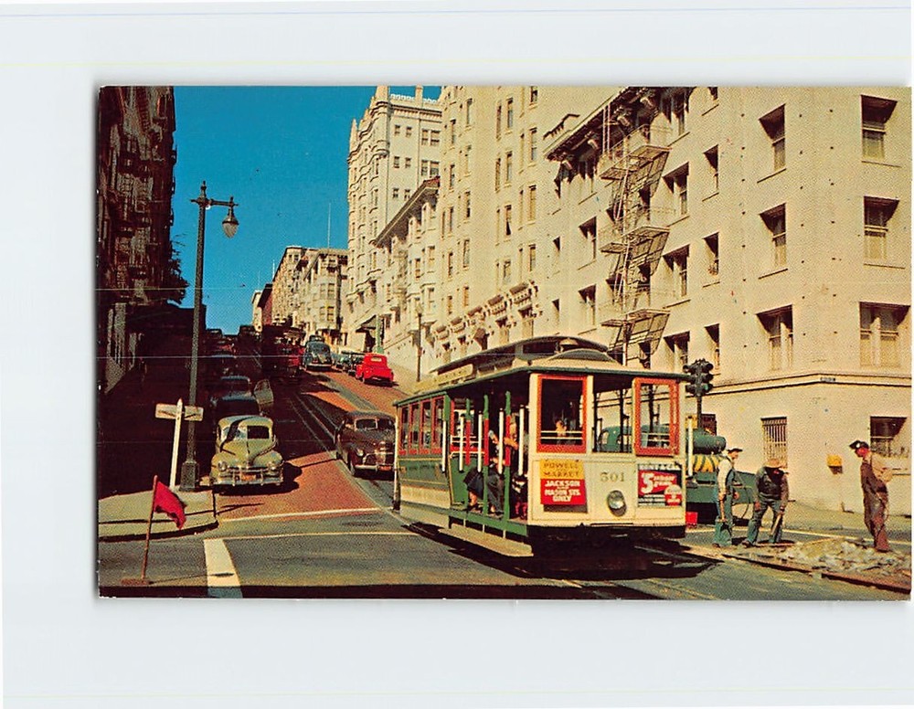 Postcard Cable Car San Francisco California USA