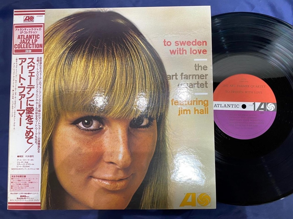 Premium! Mint! Art Farmer To Sweden With Love Atlantic Amjy-1430 Ob St Japan Lp