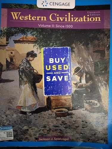 Western Civilization: Volume II: - Paperback, by Spielvogel Jackson - Acceptable