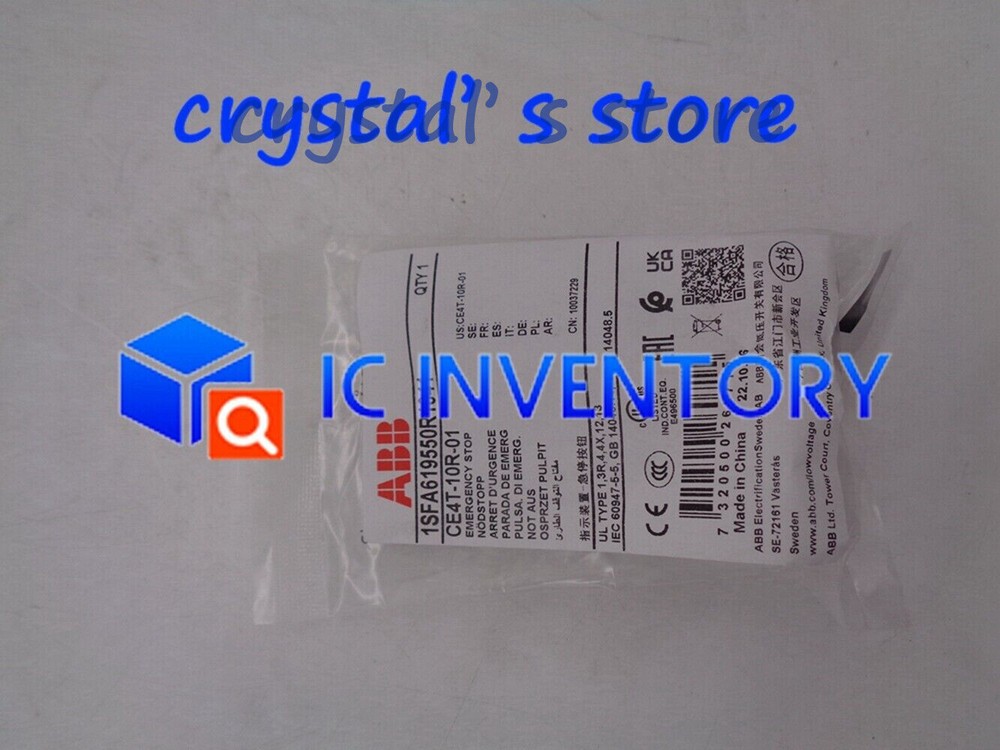 1PCS CE4T-10R-01 ABB Emergency Stop Pushbotton switches 1SFA619550R1041