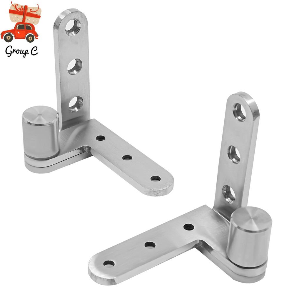 4 Pcs Pivot Door Hinges, Door Hinges, Heavy Duty Hinges 201 Stainless Steel