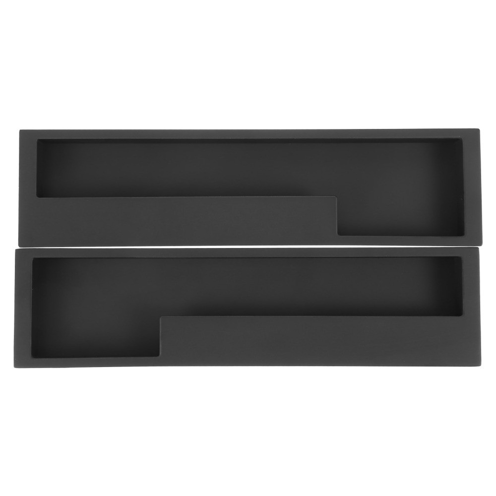 2 Pcs Invisible Sliding Door Handles for Cabinets & Wardrobes