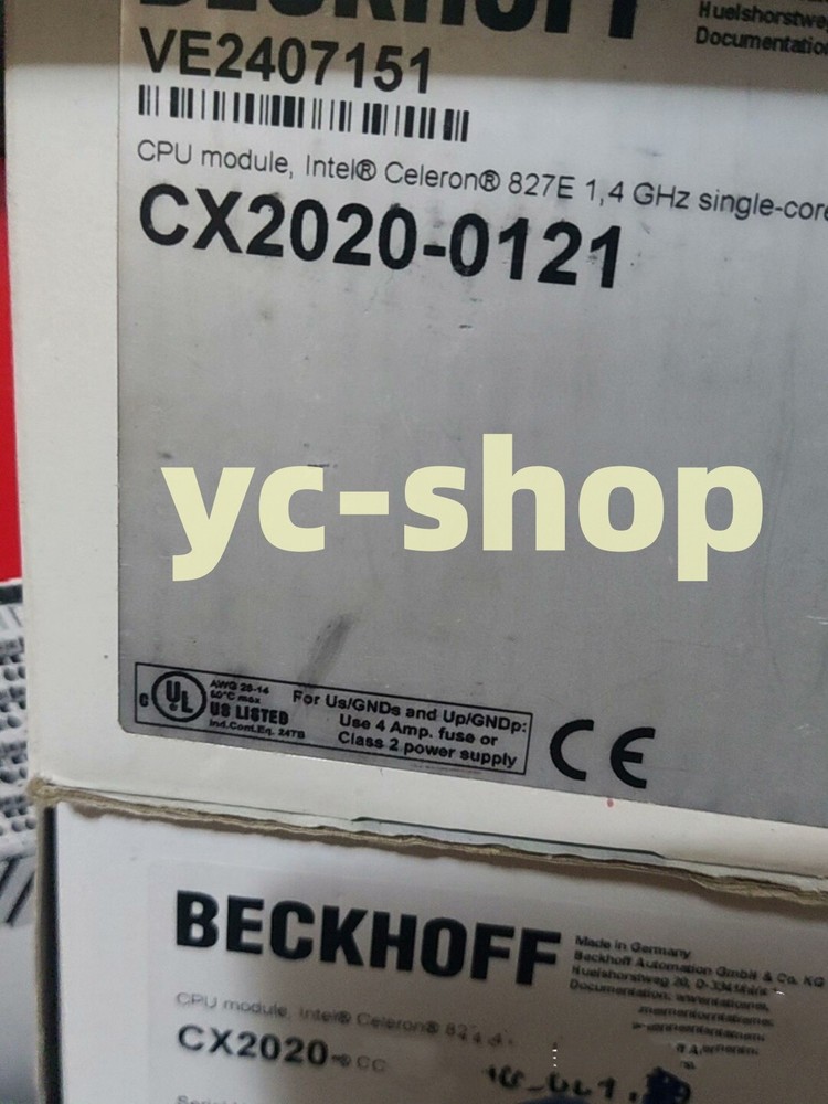 1PCS New Beckhoff CX2020-0121 Controller Module Fast shipping via FedEx or DHL*c